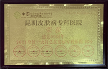 2014全國十大特色皮膚病??漆t(yī)院